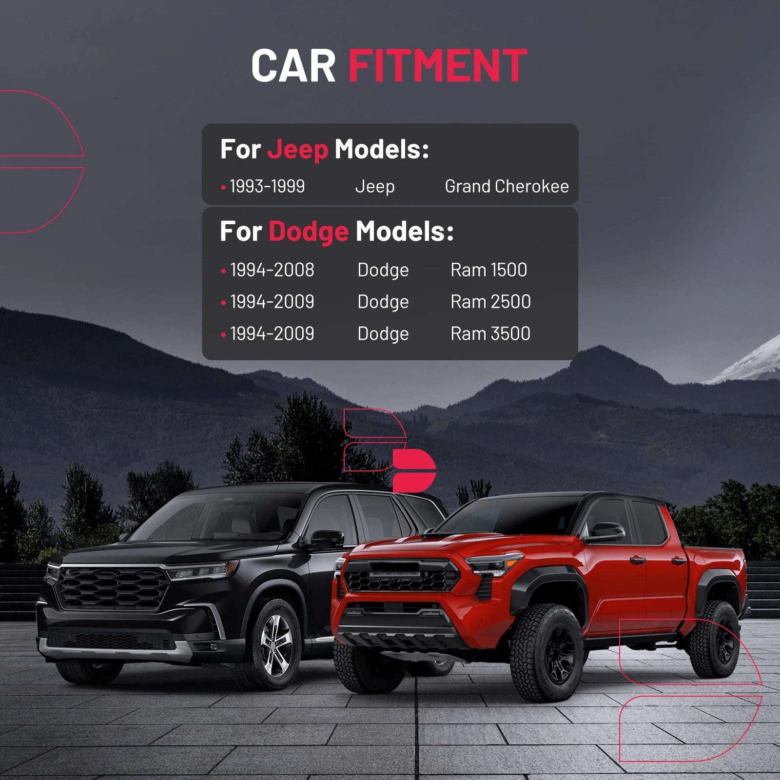 AC Blower Resistor for Dodge Ram 1500 2500 (2002–2009)