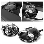 Front Bumper Cover Lower Lip with Grille & Fog Light for BMW E46 3-Series (1999–2006)