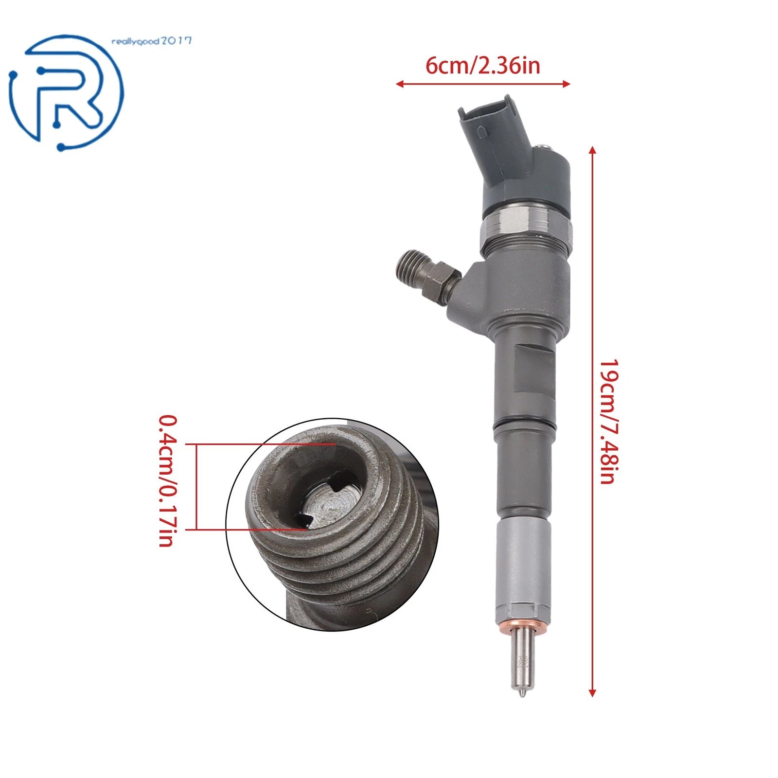 0445110560 Injector for Deutz TCD2.9 L4 Diesel (2010–2023)