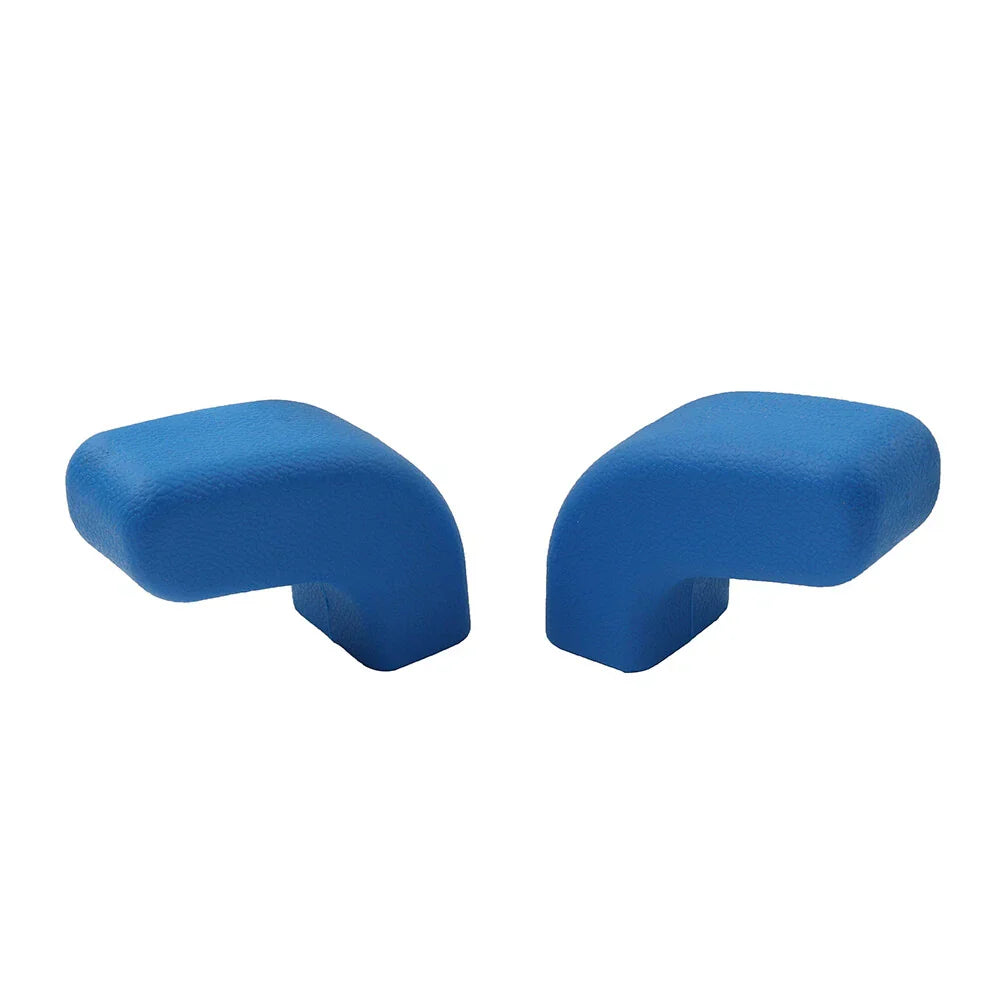 Front Bumper Tow Hook Covers for Jeep Wrangler JK JL JT (2007-2023) Blue