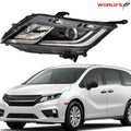 Halogen Headlights for Honda Odyssey (2018–2020) Left Driver
