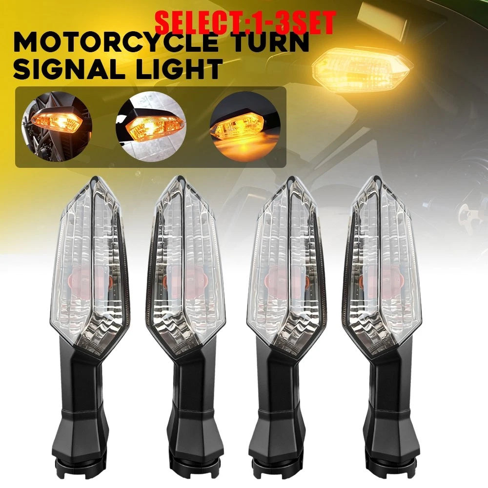 Clear Lens Turn Signal Lamp for Kawasaki Versys 650 1000 ER-6N Z1000 (2014–2022)