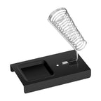 Metal Soldering Iron Stand with Spring Holder and Heat Resistant Base