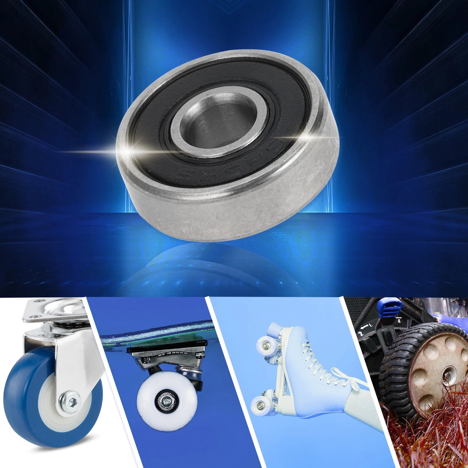 Deep Groove Ball Bearing 5x16x5mm for Scooter Skateboard (1 Pc)