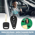 Keyless Entry Remote Ignition Transponder Key Fob for Subaru Outback (2010–2023)