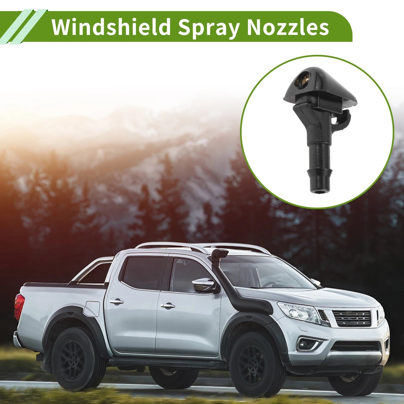 Windshield Washer Nozzle Set for Nissan 