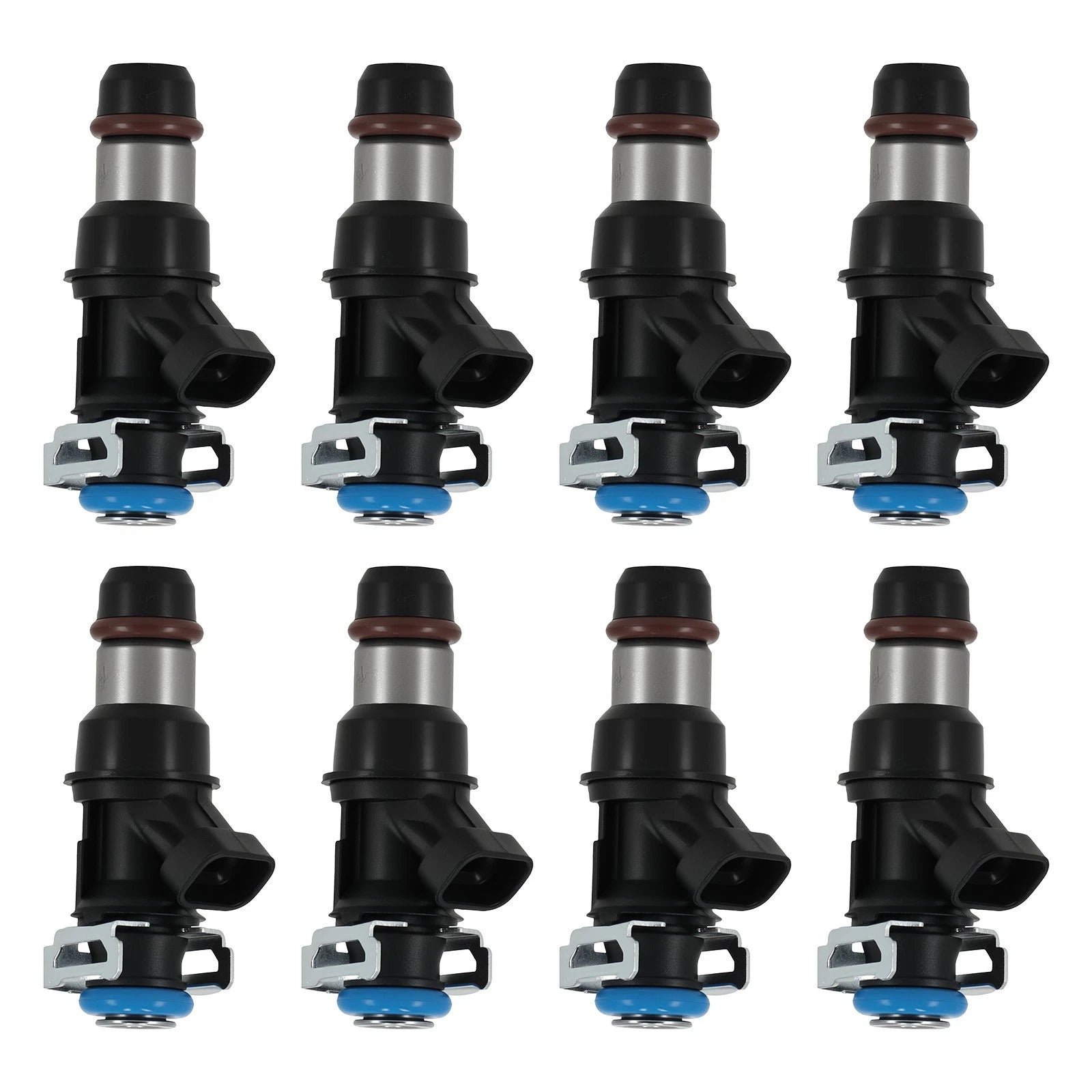 8X Fuel Injectors for Hummer H2, Chevy Silverado 2500 HD (2003–2007) 17113553