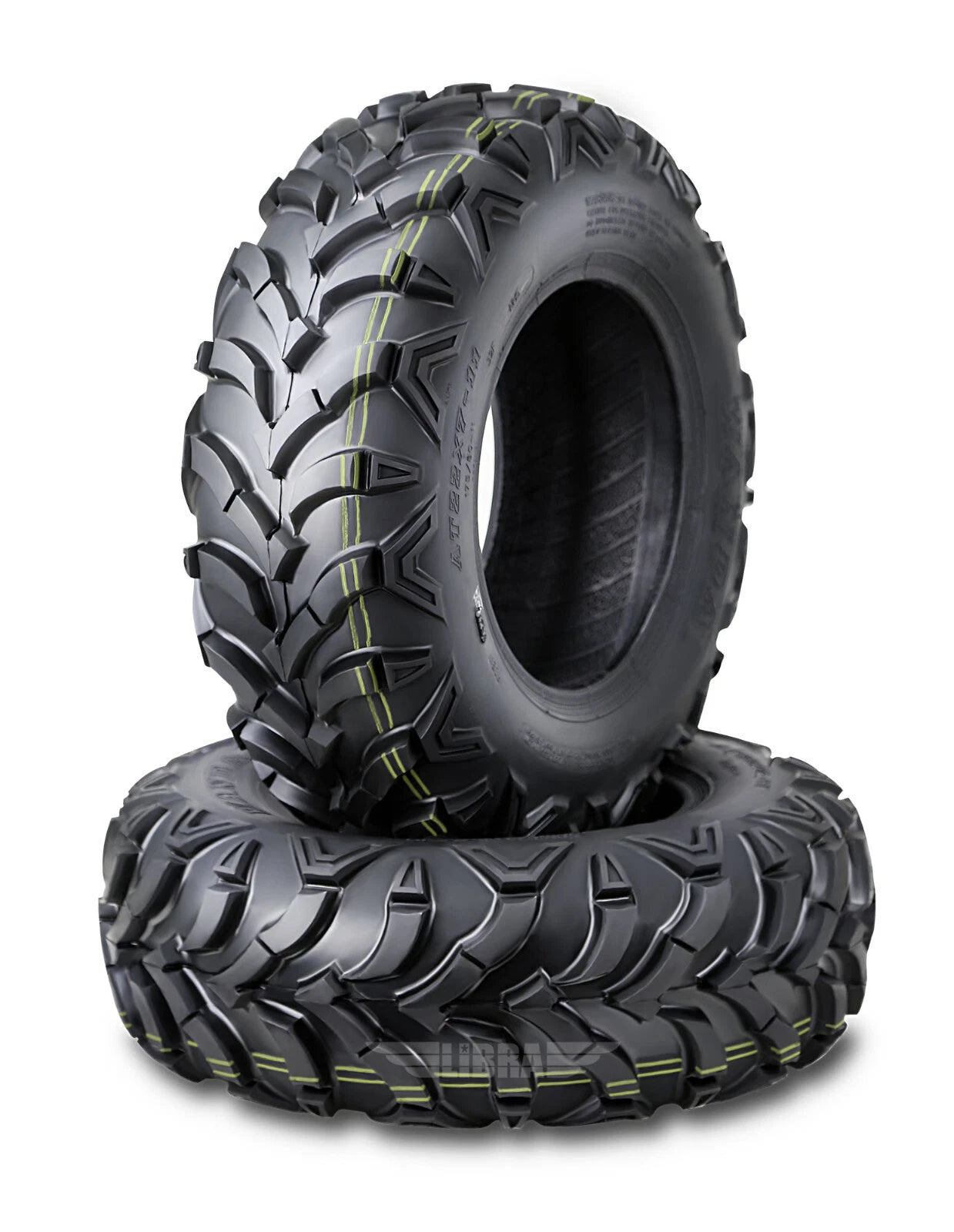Set of 2 Front ATV Tires 22x7-11 for Honda Recon 250 Suzuki Ozark 250