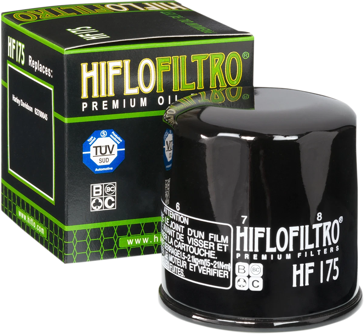 HIFLOFILTRO Oil Filter HF175 for