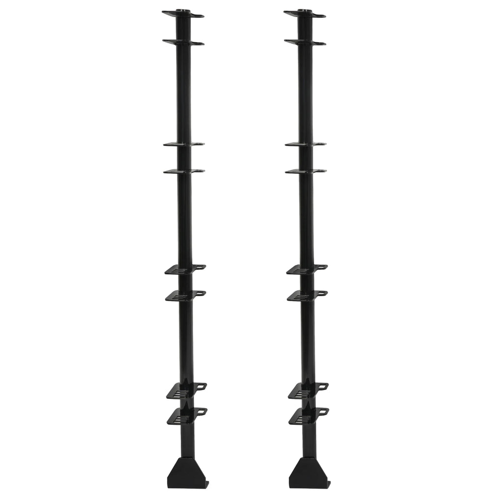 Set of 4 Lockable Weeder Trimmer Rack Holders for Trailer