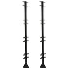 Set of 4 Lockable Weeder Trimmer Rack Holders for Trailer