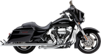 Cobra Dual Speedster Chrome Fishtail Exhaust for Harley Touring (2010–2016)