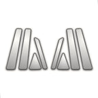 Chrome Pillar Trim Kit 8pc Replacement for Hyundai Tucson (2010–2015)