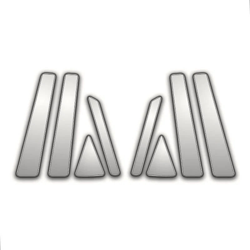 Chrome Pillar Trim Kit 8pc Replacement for Hyundai Tucson (2010–2015)