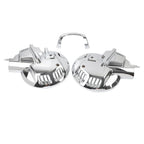 Chrome Front Brake Rotor Disc Covers for Honda Goldwing GL1500SE GL1500I (1988–2000)