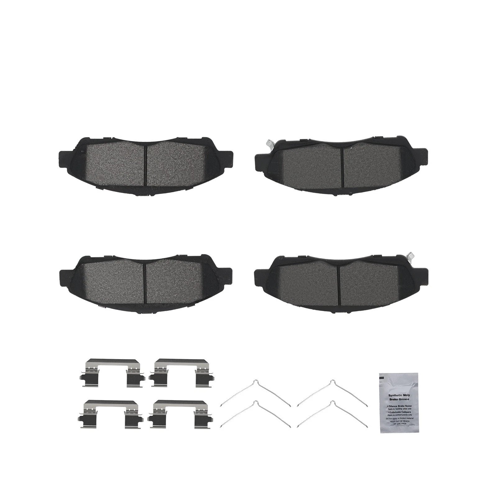 Front Brake Pads Kit D1896 for GMC Acadia/Cadillac XT5 XT6/Chevy Blazer Traverse