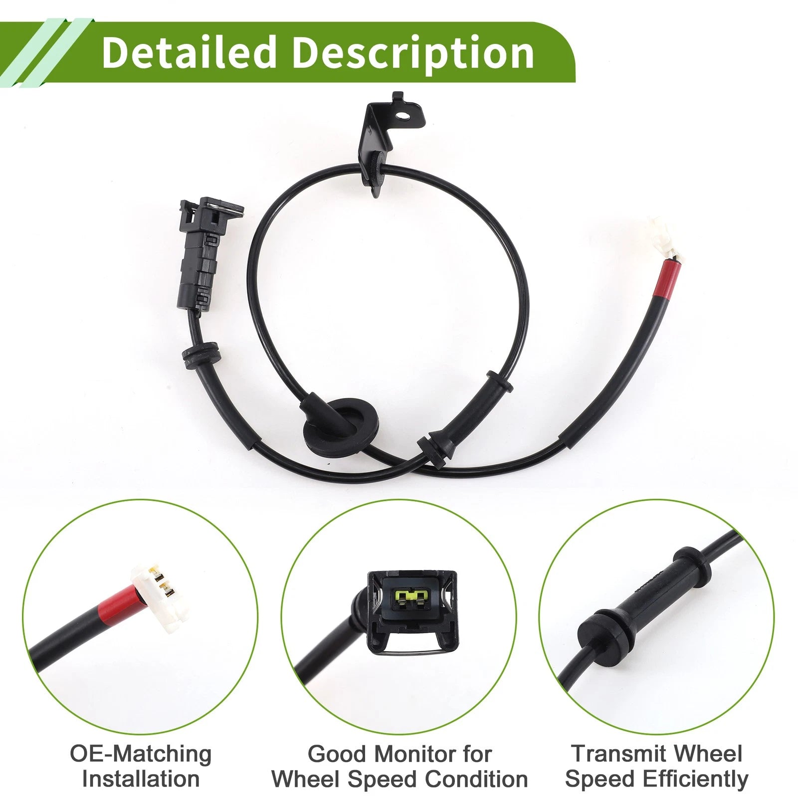 ABS Wheel Speed Sensor No. 9192007000 for Kia Picanto (2004–2015)