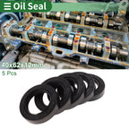Set of 5 Oil Seals NBR Rubber 40x62x12mm for Various Models 