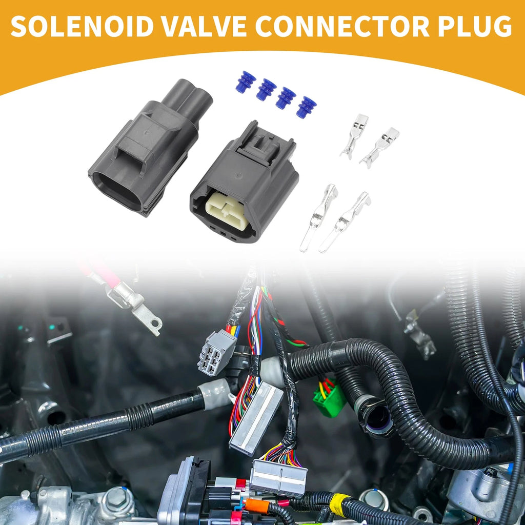 2 Pin Solenoid Valve Connector Plug for Toyota 