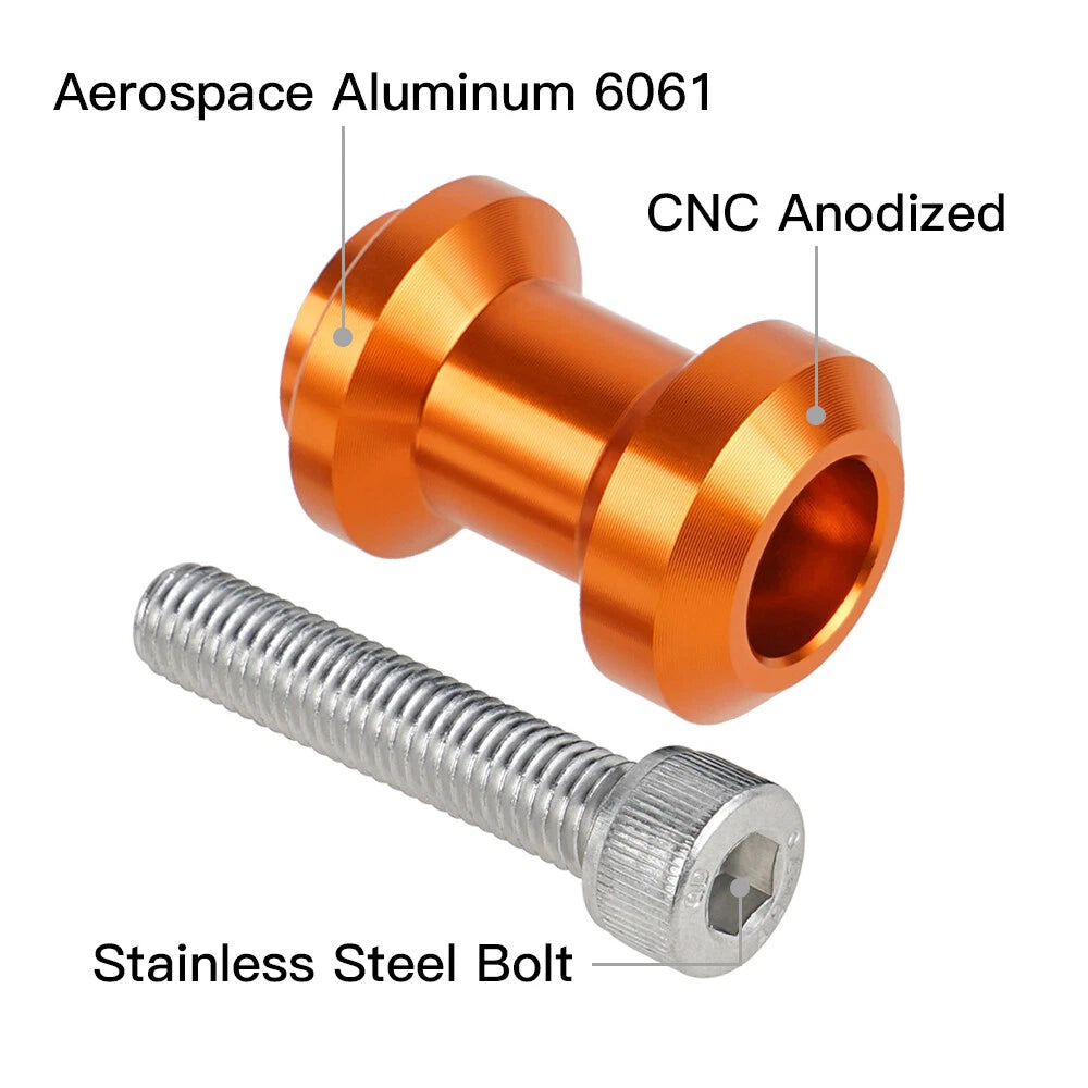M10 Swing Arm Spools Sliders for KTM 690 990 Duke Adventure SM (2008–2019)