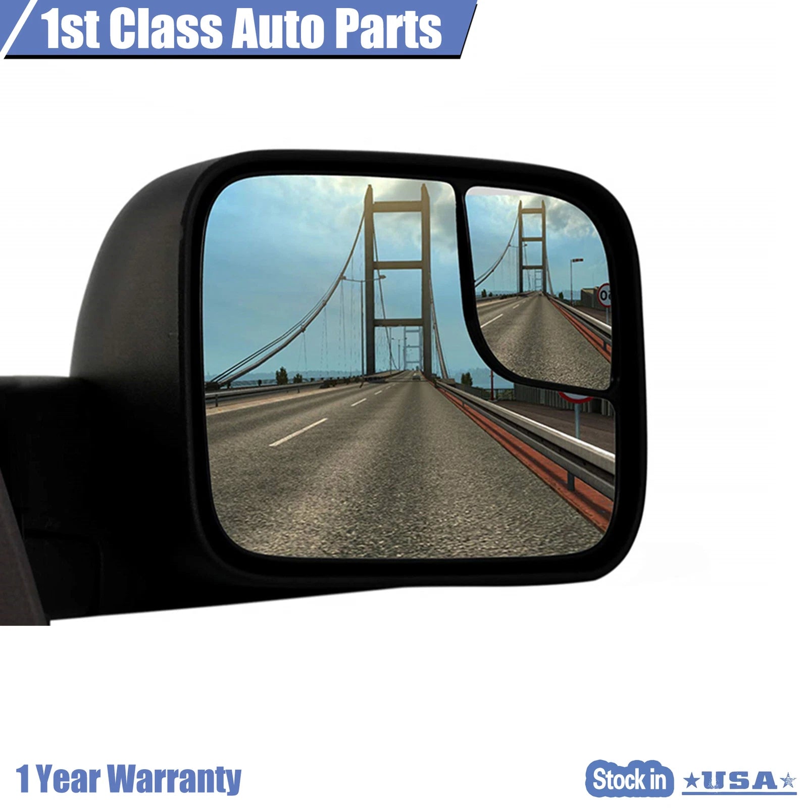 Right Manual Towing Mirror for Dodge Ram 2500 3500 (2002-2009)