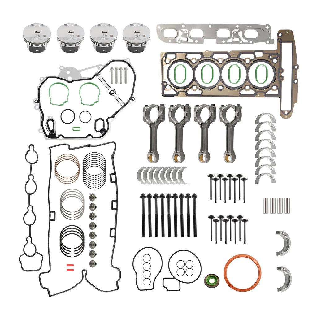 Engine Rebuild Overhaul Connecting Rods Piston Kit for Chevrolet Equinox (2010–2017)