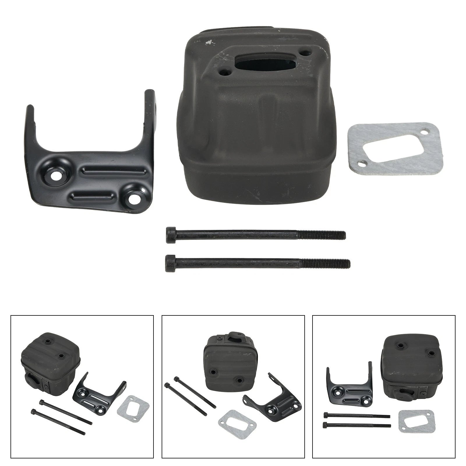 Exhaust Muffler & Bolt Set for 340 345 346XP 350 351 353 Chainsaw (N/A)