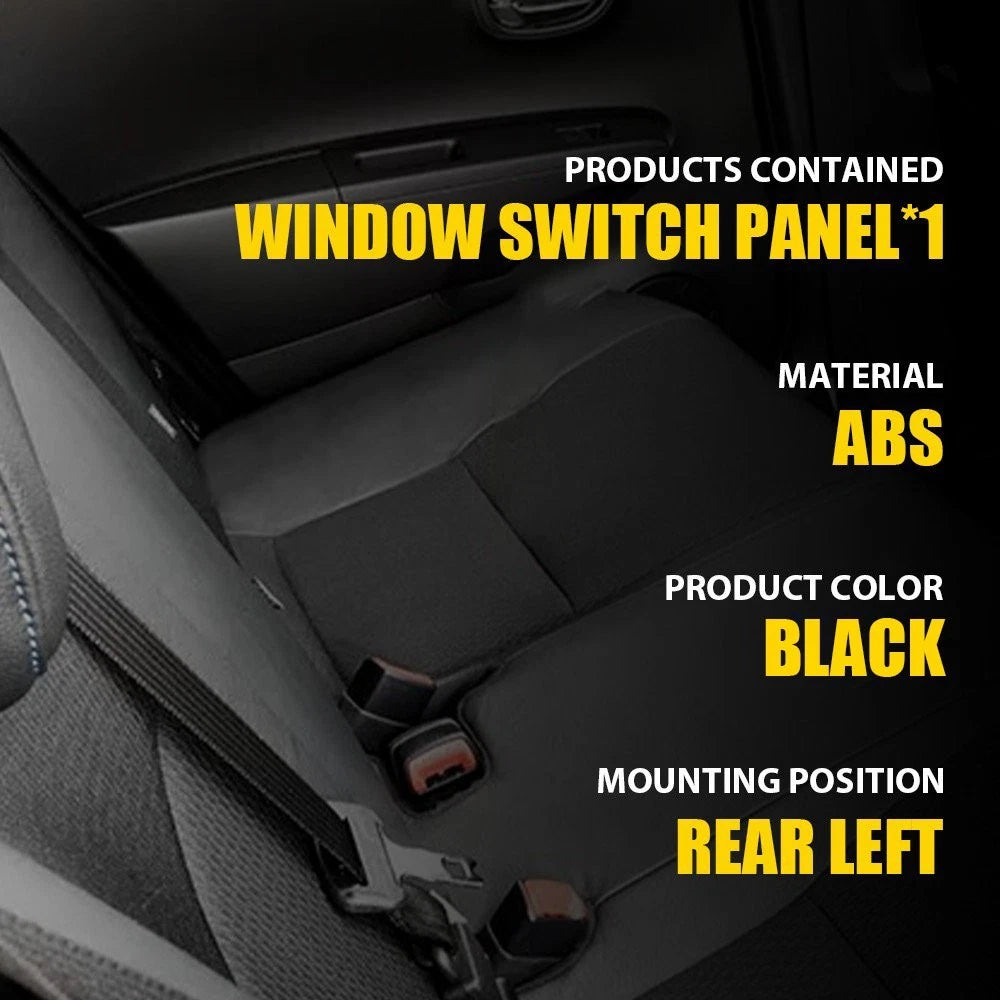 LH Side Rear Side Window Upper Switch Bezel Trim Panel for Toyota Yaris (2012–2014)