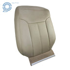 Leather Tan Seat Cover for Ford F250 F350 (2011–2016) Driver Top & Bottom