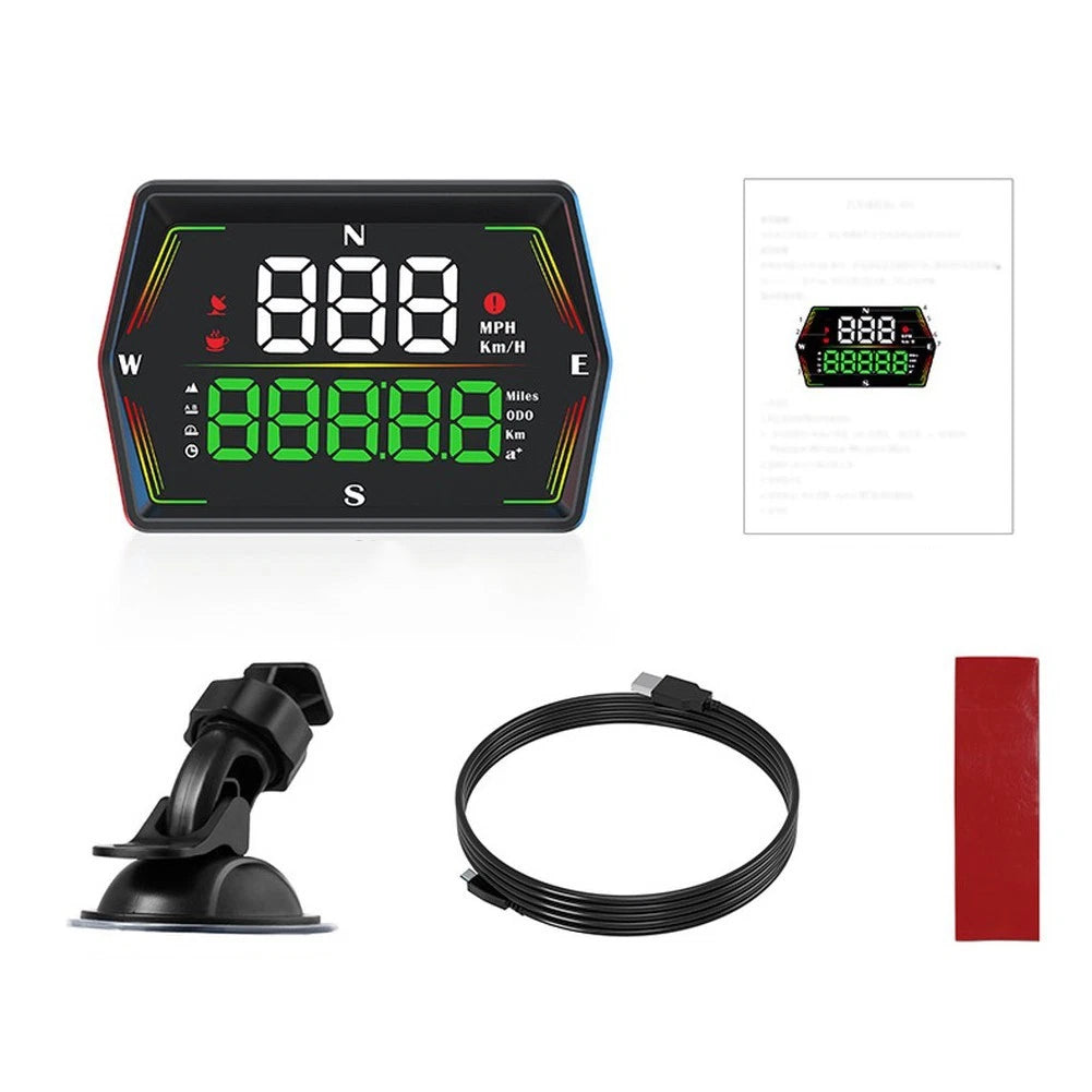 GPS Head Up Display HUD Digital Speedometer for Cars and Trucks