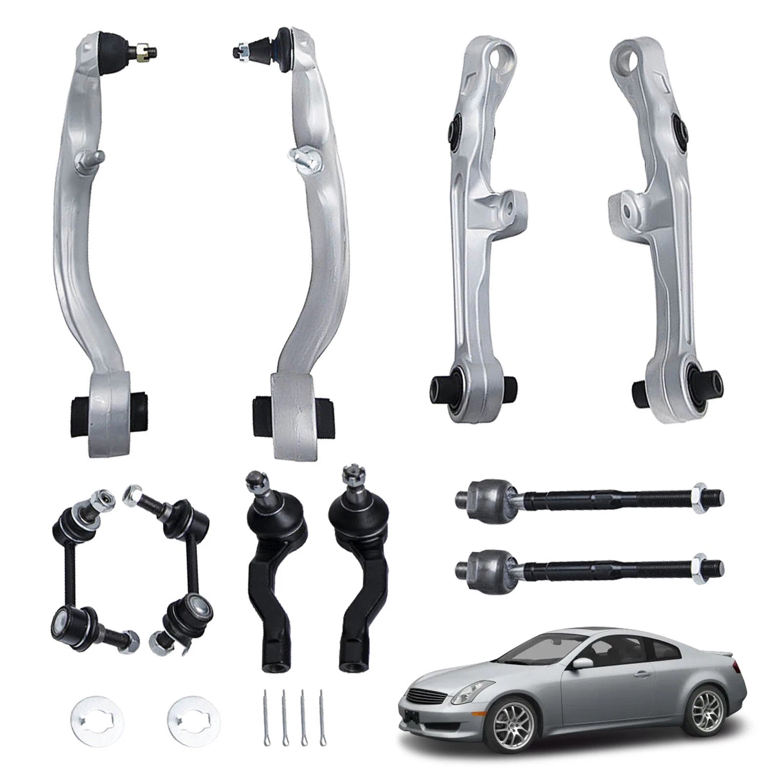 Set of 10 Lower Control Arms for Nissan G35 350Z (2003–2009)