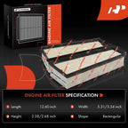 2X Engine Air Filter for Mercedes-Benz E63 AMG S (2018-2021)