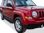 6" Polished iBoard Side Step Nerf Bar for Jeep Patriot (2007-2017)