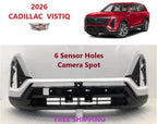 Front Bumper for Cadillac VISTIQ (2026) - 6 Sensor Holes, White