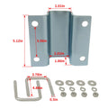 V-Guide for Boat Trailer 3" x 3" Bottom Cross Member Support