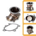 Turbo Downpipe Adapter for GT25 GT28 T25 T28 5 Bolt Flange to 2.5" V Band