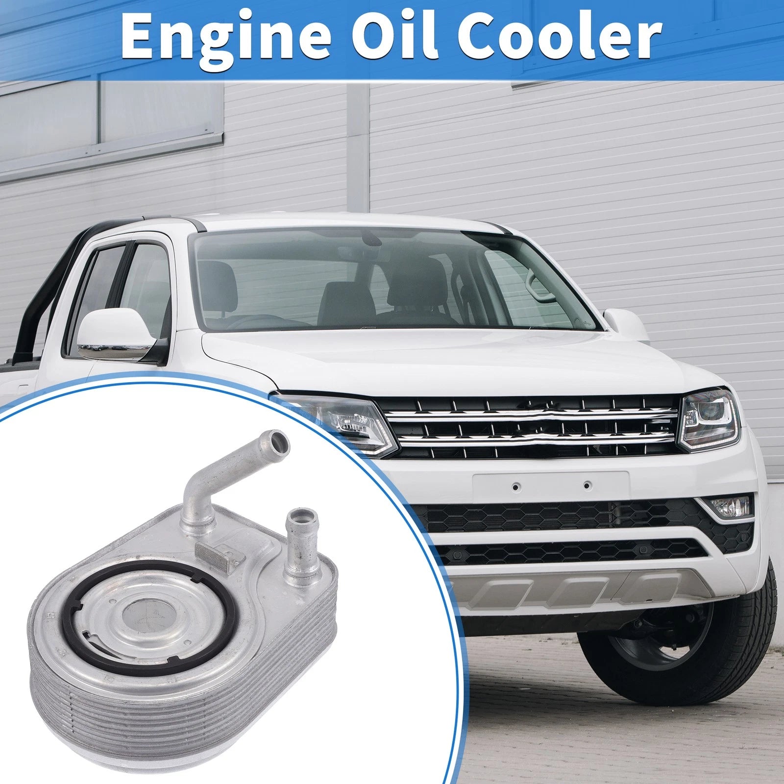 Engine Oil Cooler with Seals for Hyundai Tucson Kona (2019–2023) No. 264102B740