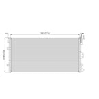 Replacement A/C Condenser Repair Part For 2003 Kia Magentis (Canada)