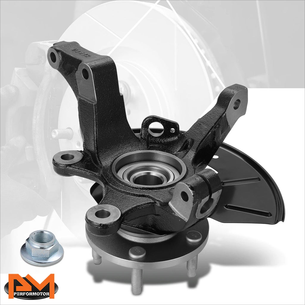 Front Right Side Knuckle & Wheel Hub Bearing for Escape Tribute Mariner (2001–2012)
