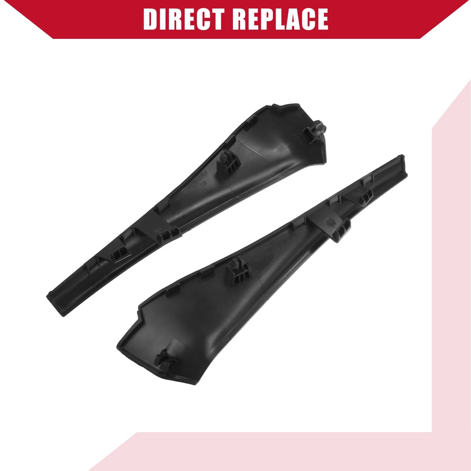 Front Windshield Wiper Side Cowl Extension Trim for Nissan Rogue (2014–2020)