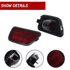 2X Red Lens Rear Bumper Side Marker Lights for Honda CR-V (1997–2001)