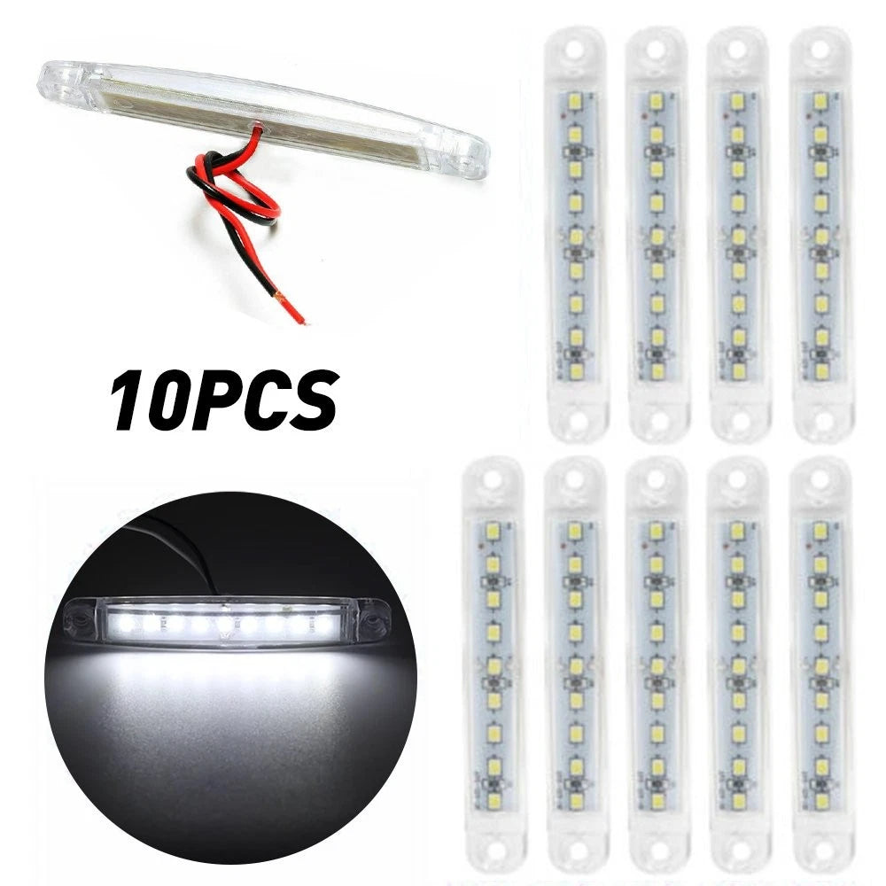 10X LED Side Clearance Marker Lights for Truck Car (12V)