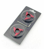 Blade Fork Preload Adjusters for ZX6R, 9R, 12R, TL1000, YZF R6 (17mm, Red)