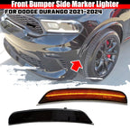 Set of 2 Smoke Lens Amber LED Side Marker Lights for Dodge Durango (2021–2025)