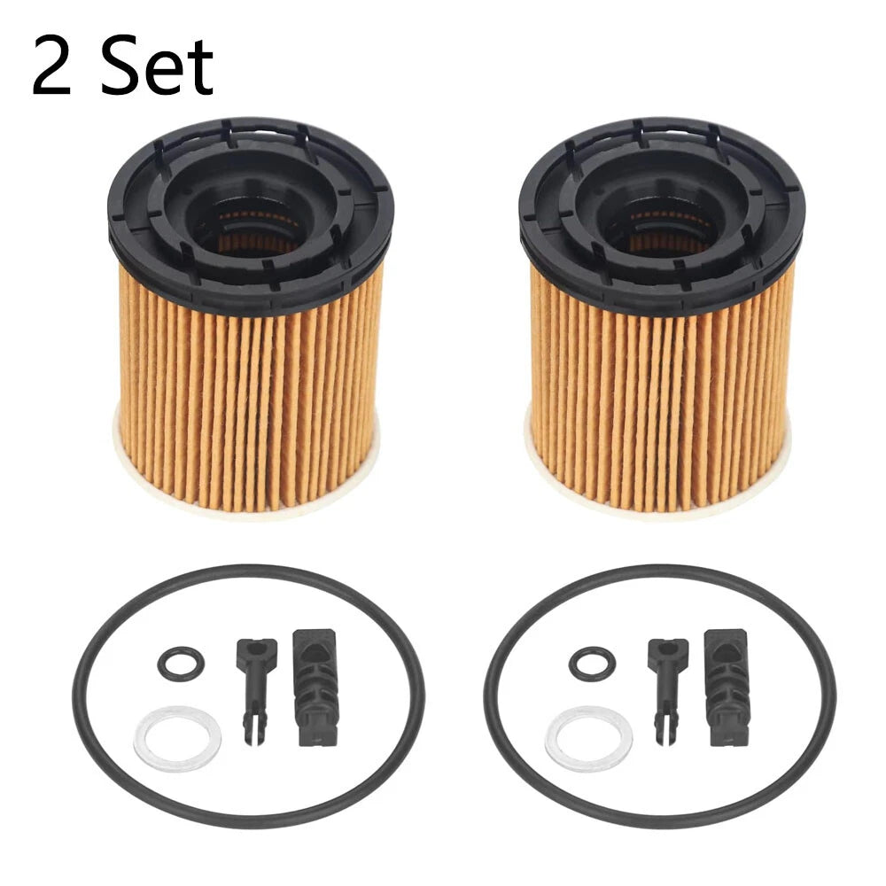 2Pcs Oil Filter 26350-2M000 for Hyundai Elantra, Kia Sorento, Rio (1.6L)