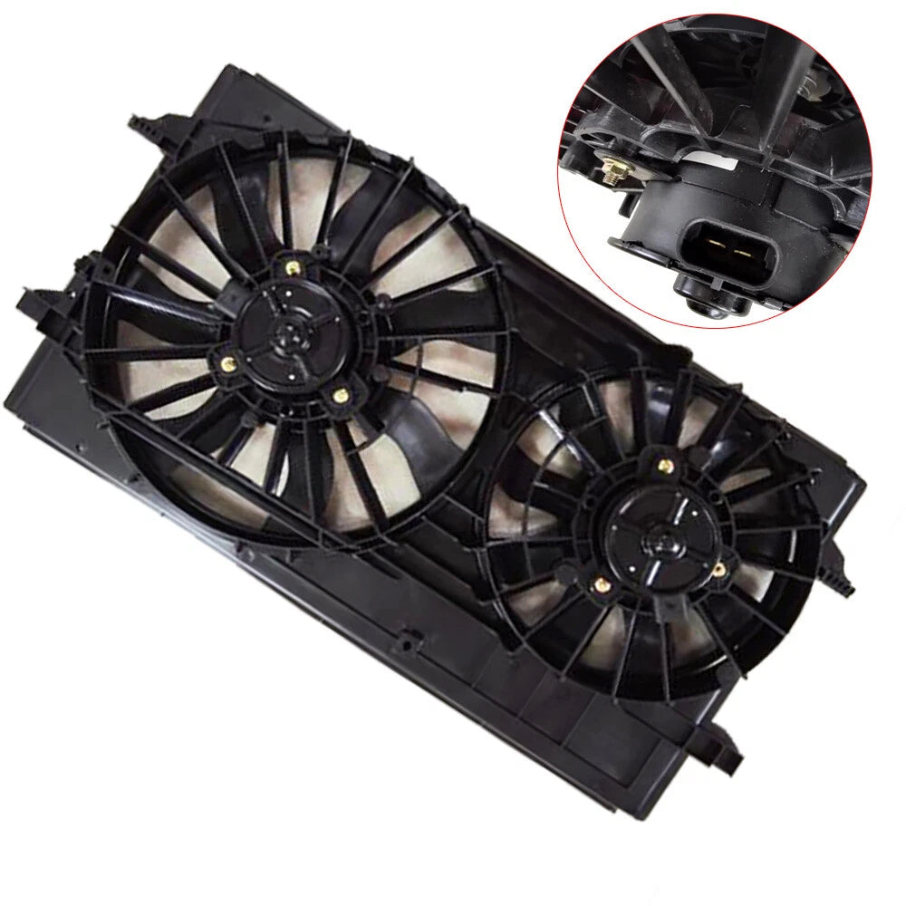 Dual Radiator Cooling Fan for Chevrolet Malibu (2004–2012) & Pontiac G6 (2005–2010)