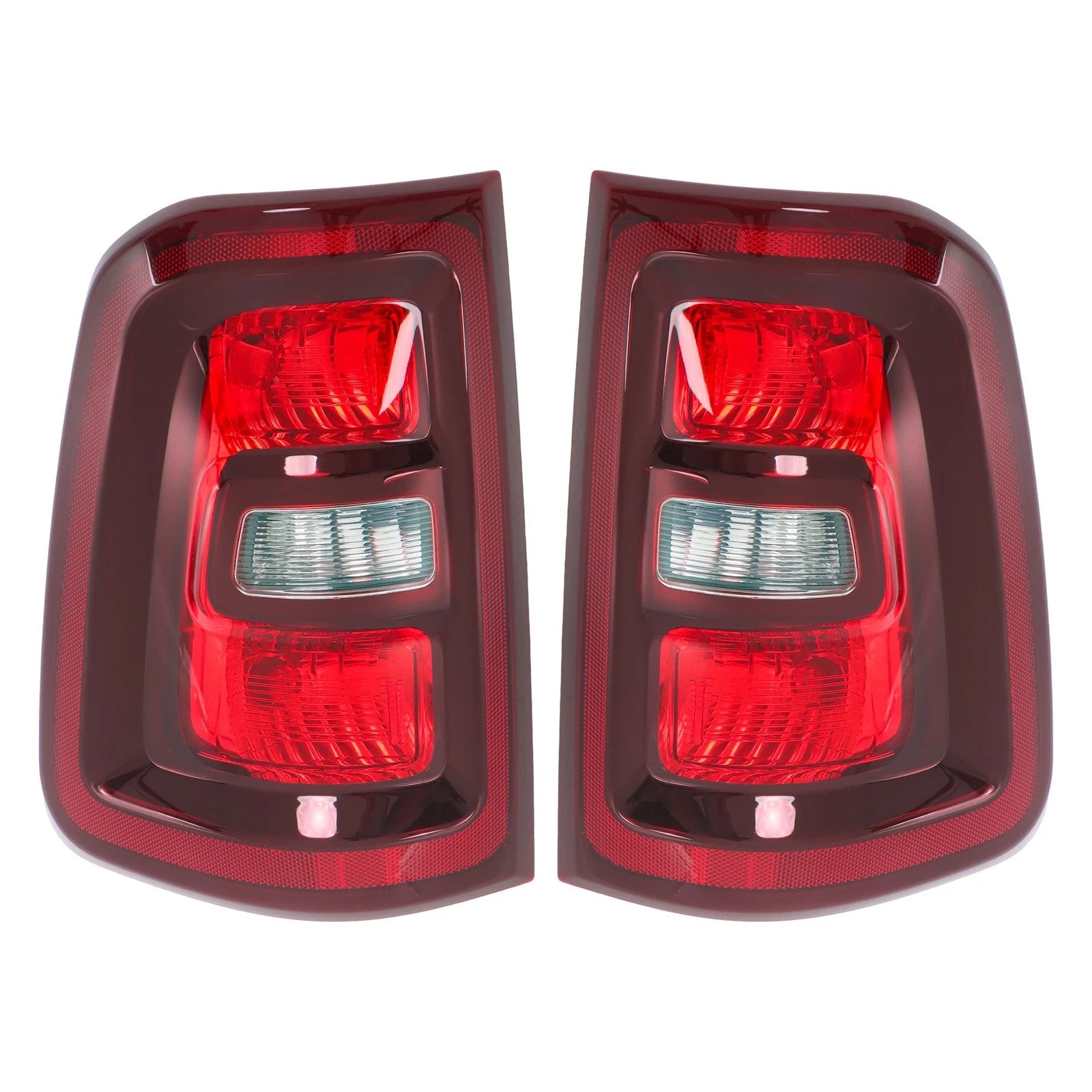 Set of 2 Halogen Black Tail Light Assembly for Ram 1500 (2025)