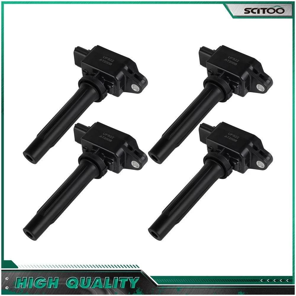 Set of 4 Ignition Coils for Toyota Yaris iA 1.5L (2016–2018) P51R18100