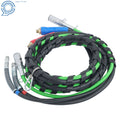 15ft 7 Way ABS & Air Line Hose Wrap for Semi Truck Trailer