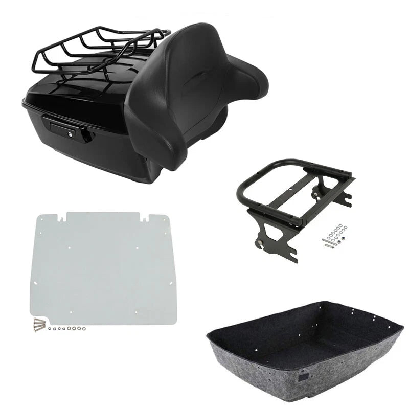 Trunk Backrest Mount Rack Plate for Harley Touring (1997–2008)
